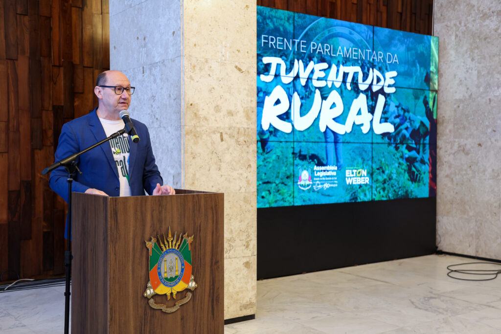 PORTO ALEGRE - RS - BRASIL. 09/12/2025. Instalação da Frente Parlamentar em Defesa e Valorização da Juventude Rural, por iniciativa do deputado Elton Weber (PSB). Fotos: Lucas Kloss / ALRS